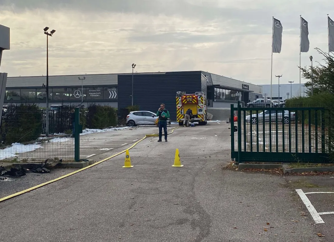 Incendie à Evreux