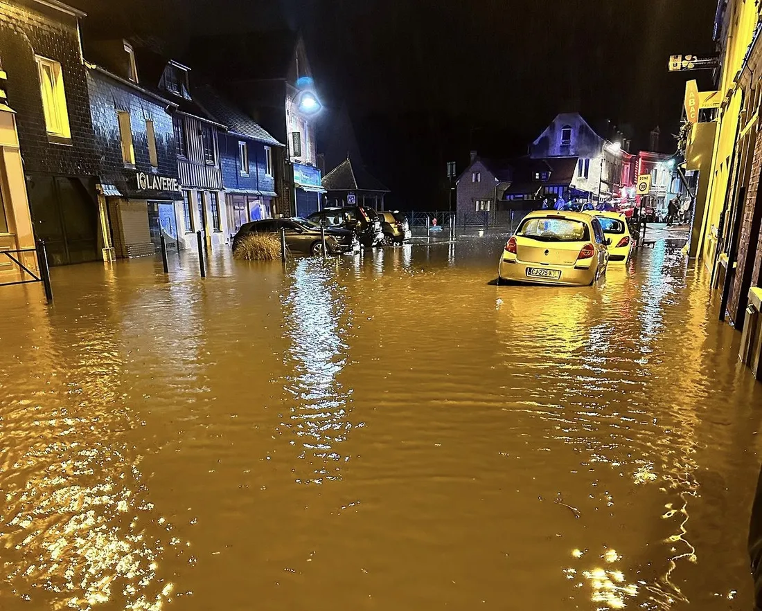Inondations à La-Rivière-Saint-Sauveur