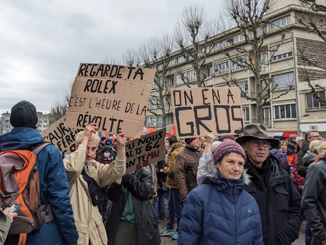 Manifestation à Rouen