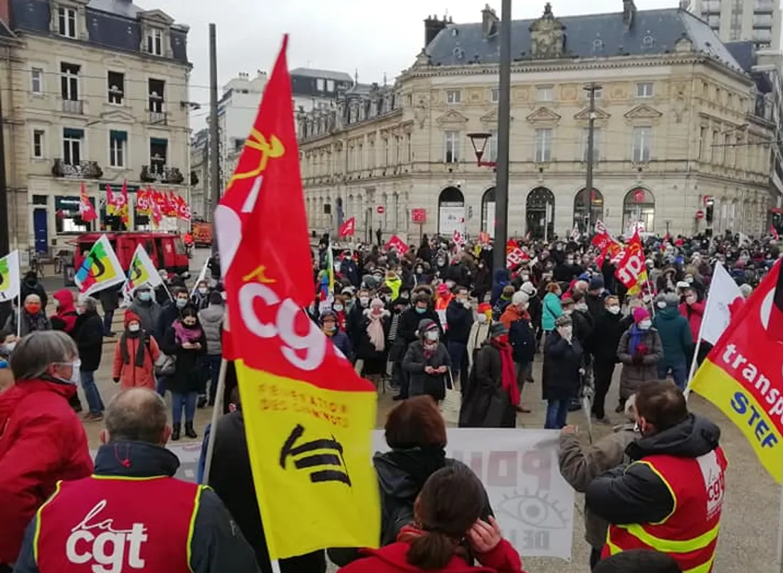Manif au Mans