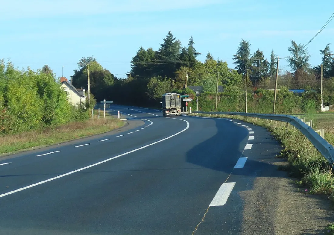 En Mayenne, la route nationale 162 devient D962