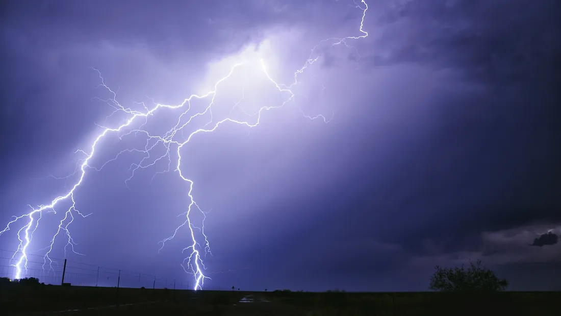 Orages ouest