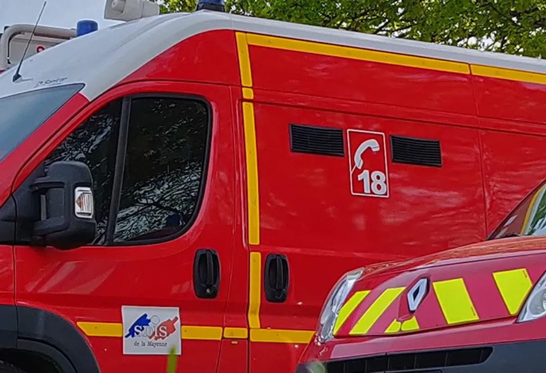 Intervention des pompiers de la Mayenne