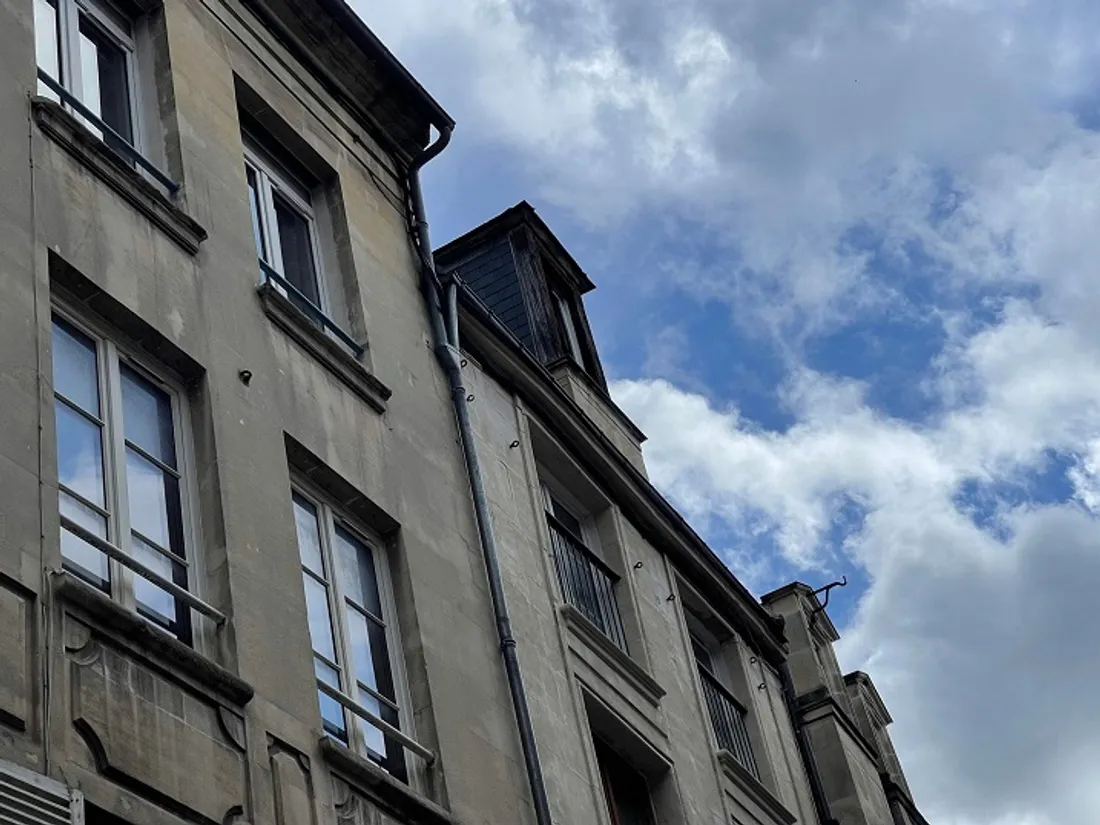 A Caen, immeubles de la rue Froide