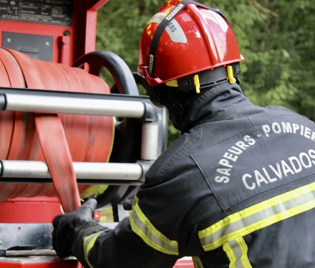 Pompier dans le Calvados