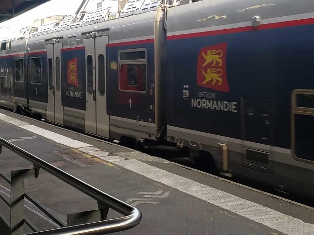 Train en Normandie