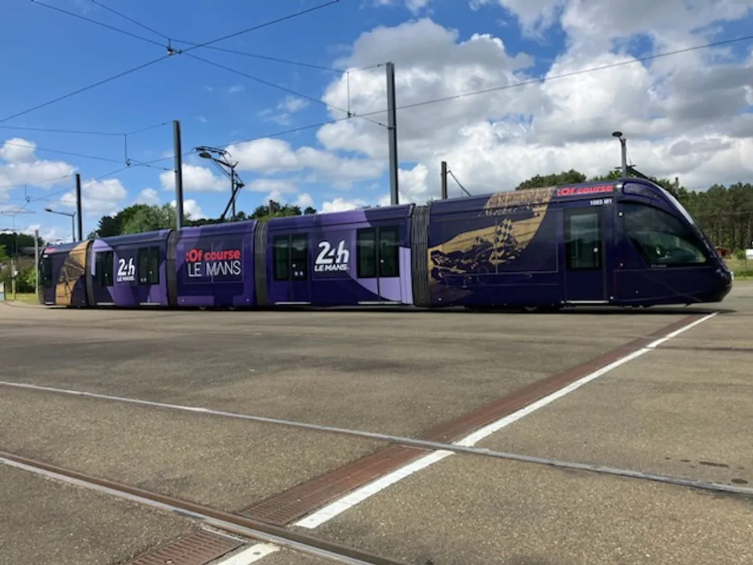 Le Mans : de nouveaux tram aux couleurs des 24 Heures 