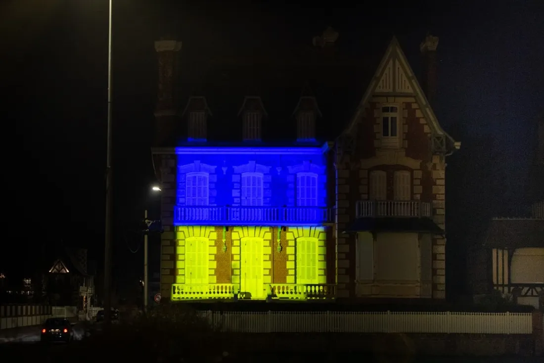Villa russe aux couleurs de l'Ukraine à Deauville