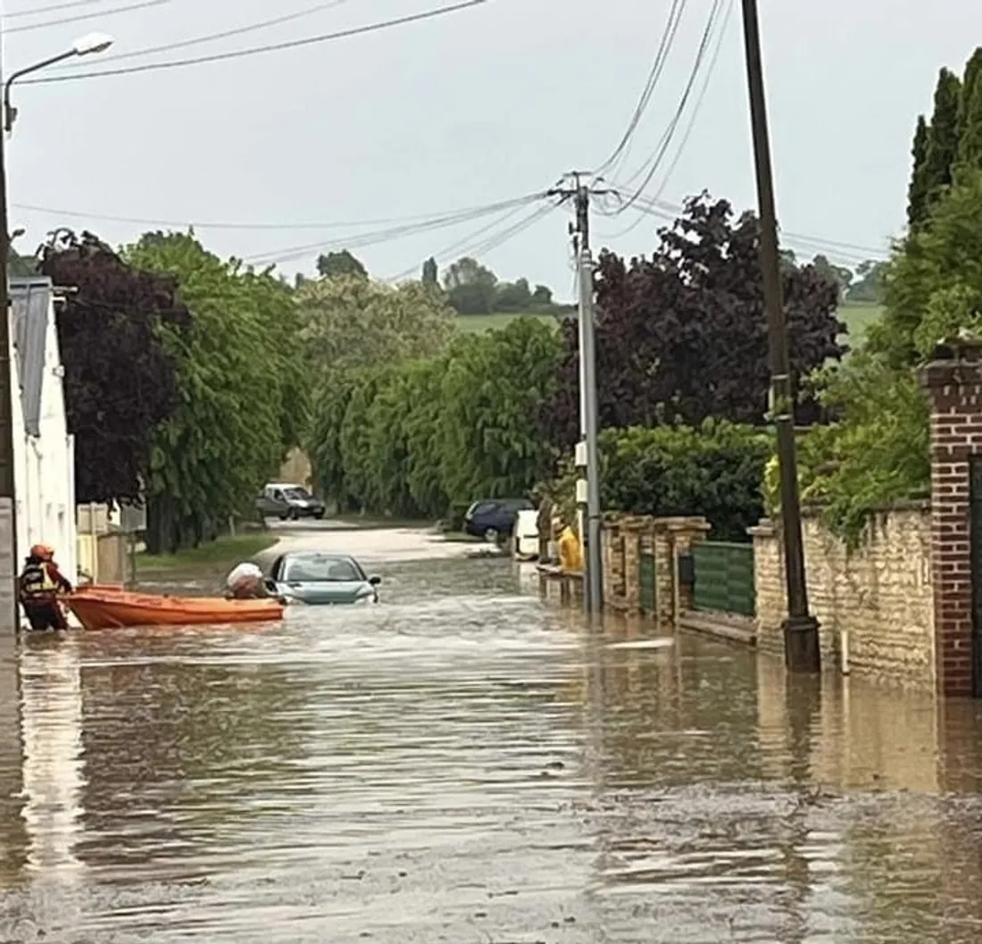 Inondations Saint-Pierre-en-Auge
