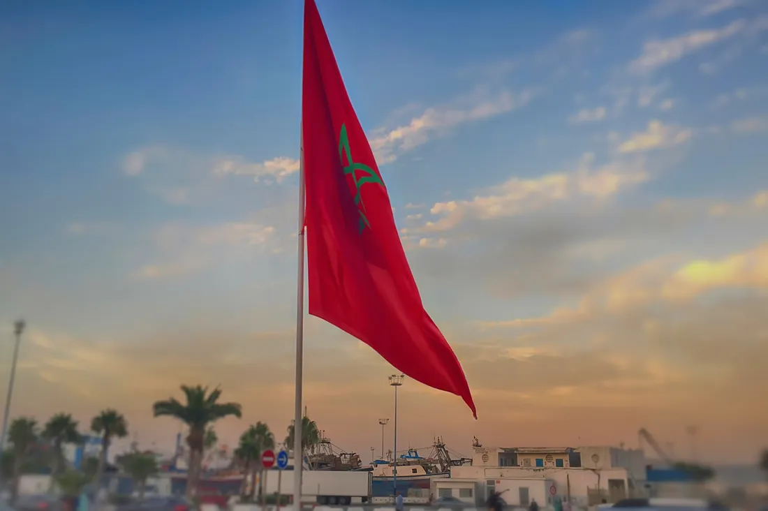 Le drapeau du Maroc