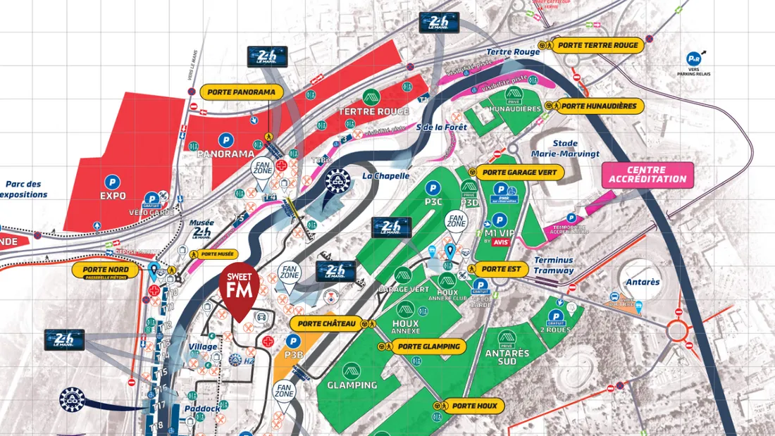 Plan circuit des 24h