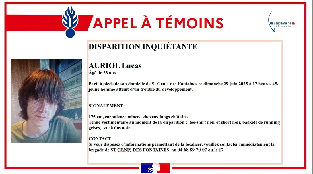 Avis de recherche