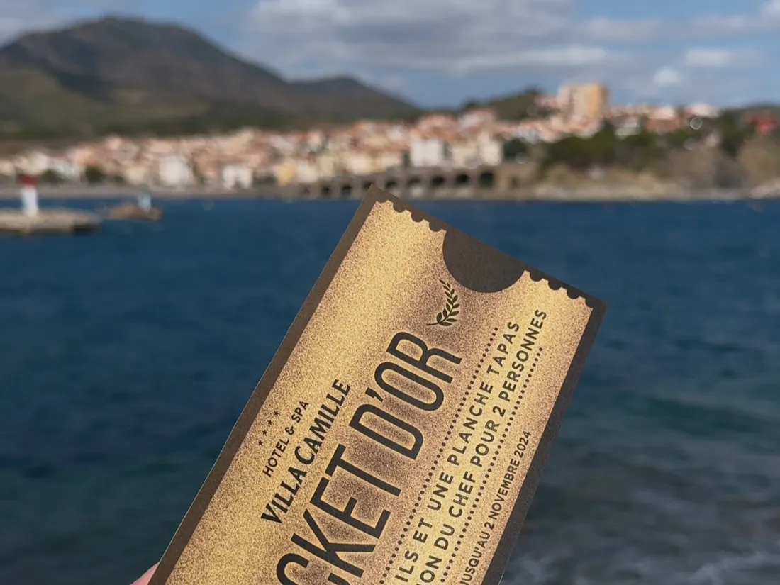 la Villa Camille à Banyuls-sur-Mer lance une opération tickets d’or