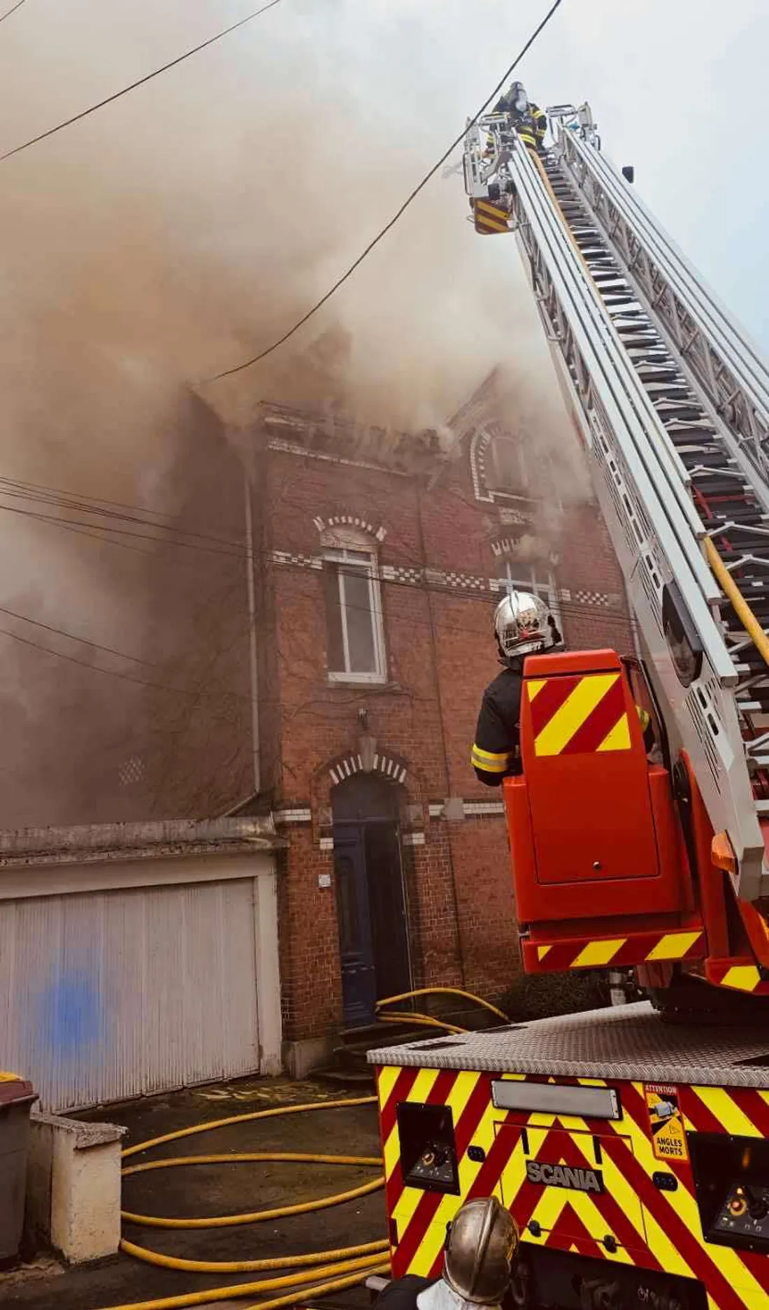 Incendie Hautmont
