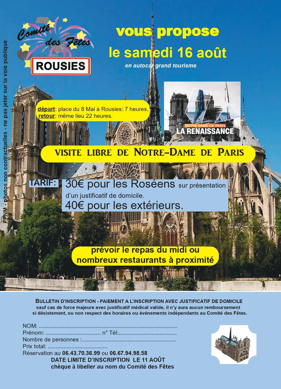 Visite Notre Dame de Paris