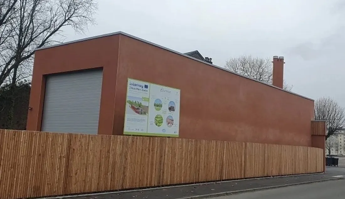 Photo d'illustration avec la chaudière à bois déchiqueté de Fourmies