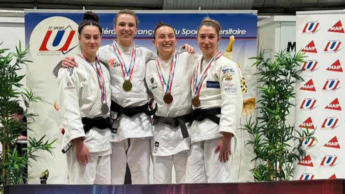 Chloé Deversain, championne de France universitaire de Judo