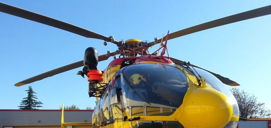 L'hélicoptère de la Sécurité civile Dragon 33 a été mobilisé
