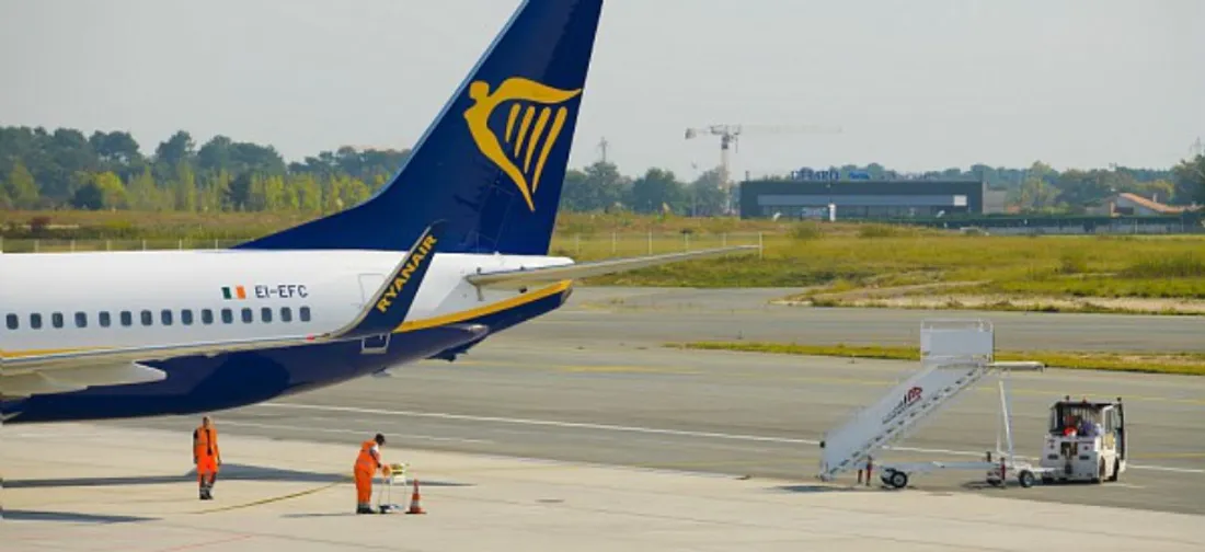 Ryanair proposait plus de 40 destinations au départ de l'aéroport de Bordeaux Mérignac.