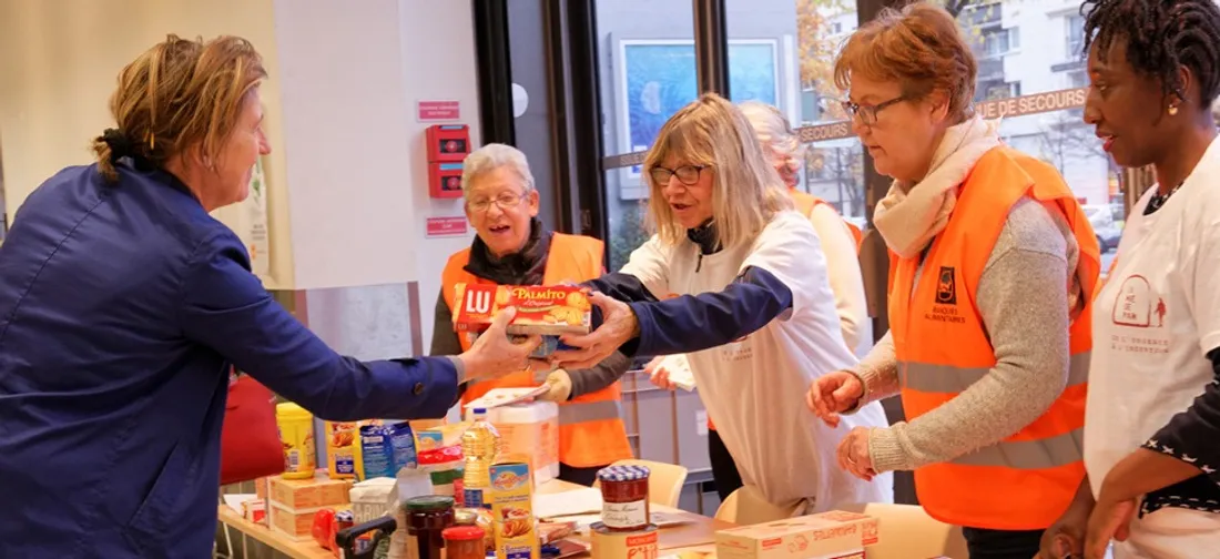 Image d'archives. La banque alimentaire de Touraine lance une collecte et a besoin de bénévoles.