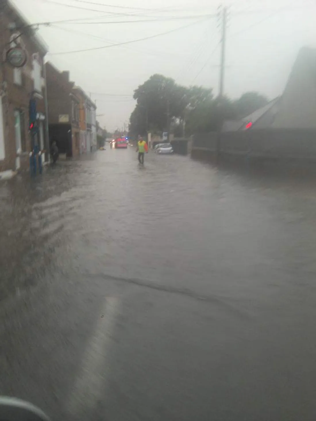 Inondation à Wingles