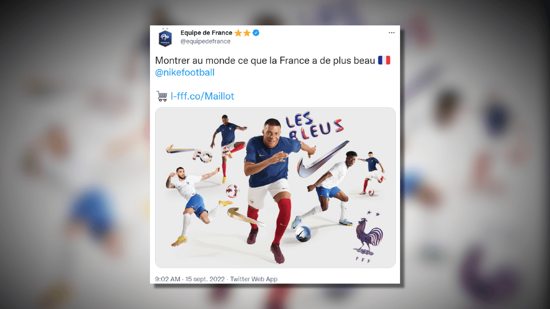 Coupe du Monde 2022 : Nike dévoile les maillots de l’équipe de France