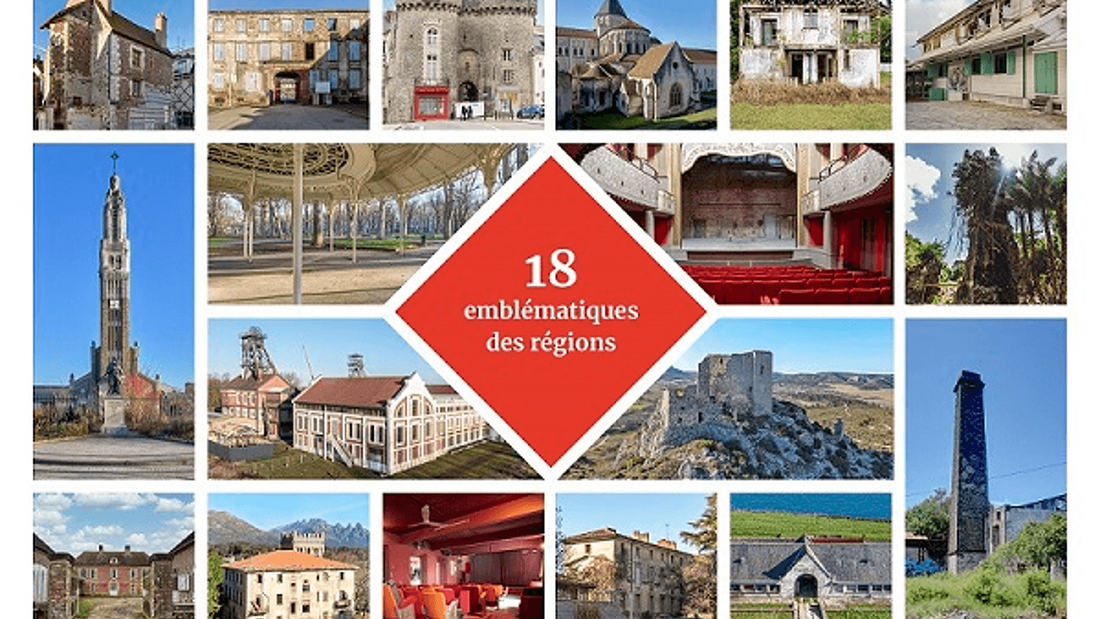 Loto du patrimoine : 18 sites sélectionnés pour l'édition 2022