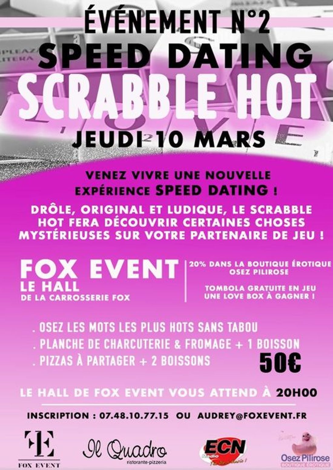 Speed Dating Scrabble Hot