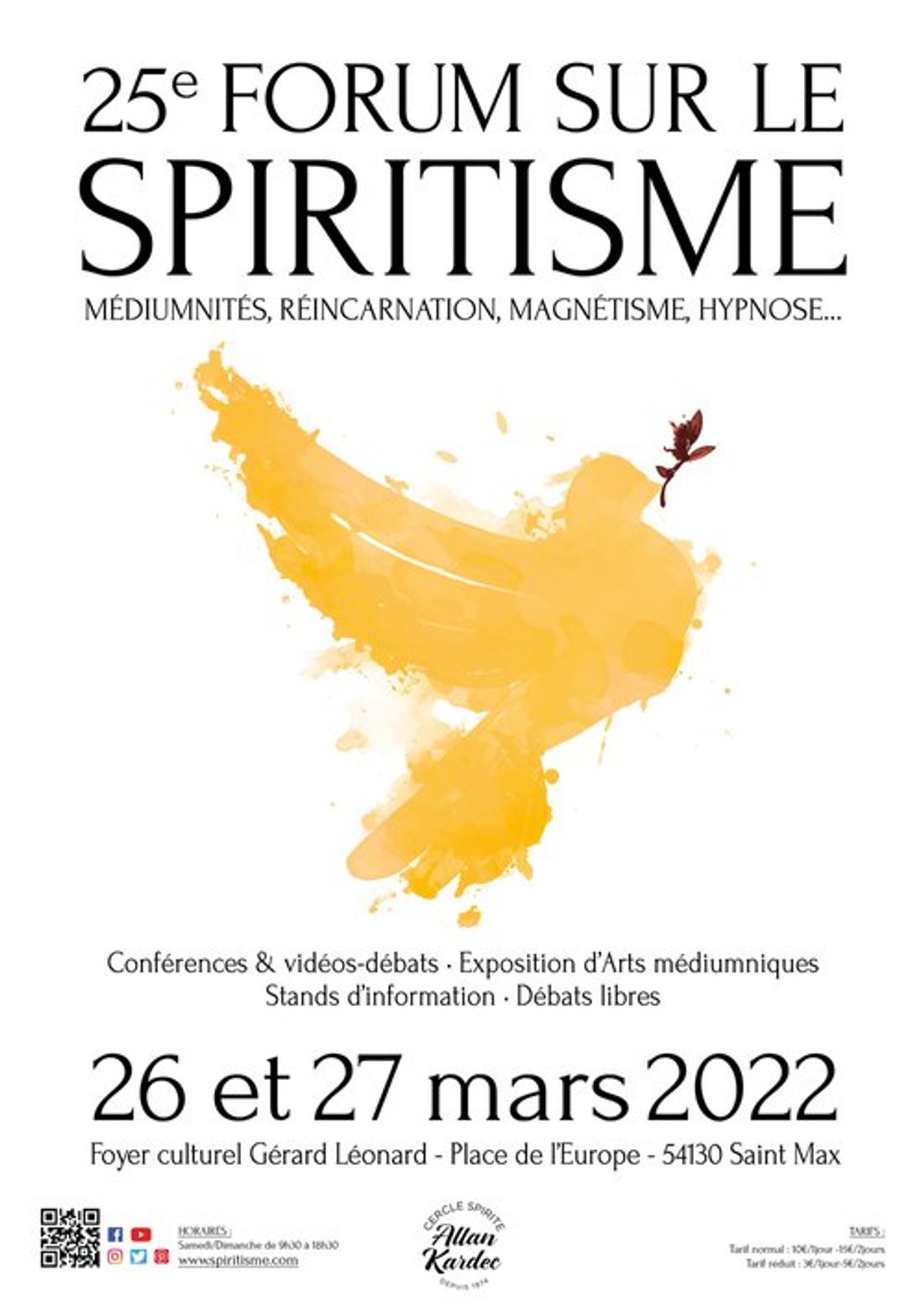 Ce 26 et 27 mars au foyer Gérard Léonard