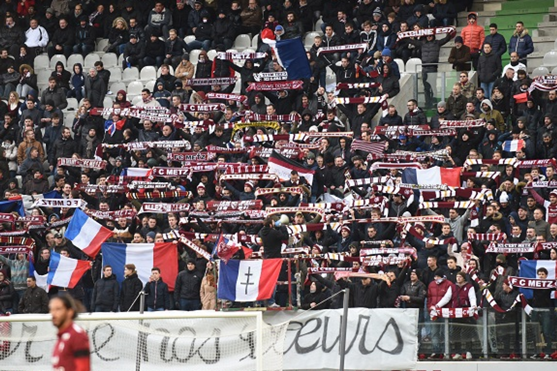 Les supporters du FC Metz
