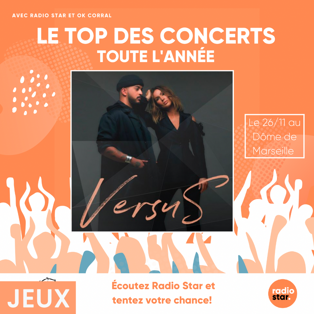 Vitaa et Slimane en concert au Dôme de Marseille