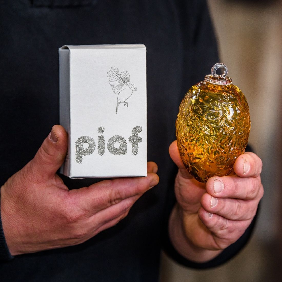 Piaf boule Noël 2021 CIAV Meisenthal