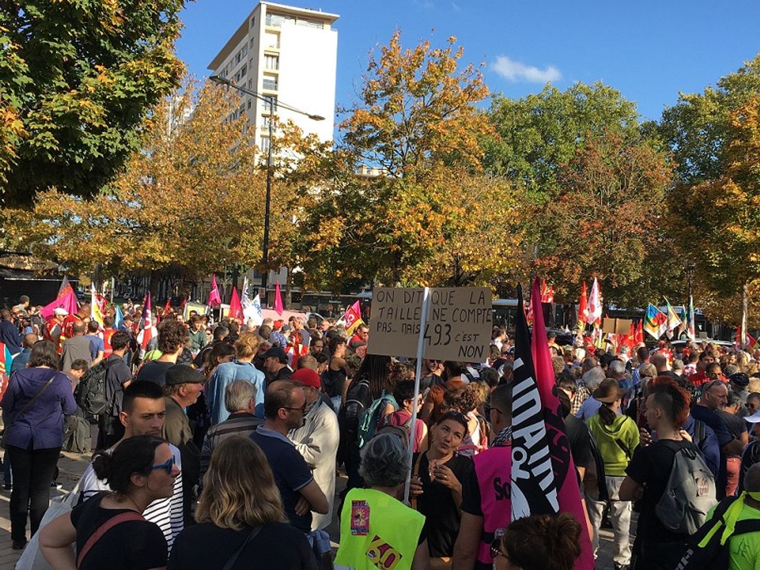 Une manifestation pour le pouvoir d'achat avait déjà eu lieu en octobre à Dijon 