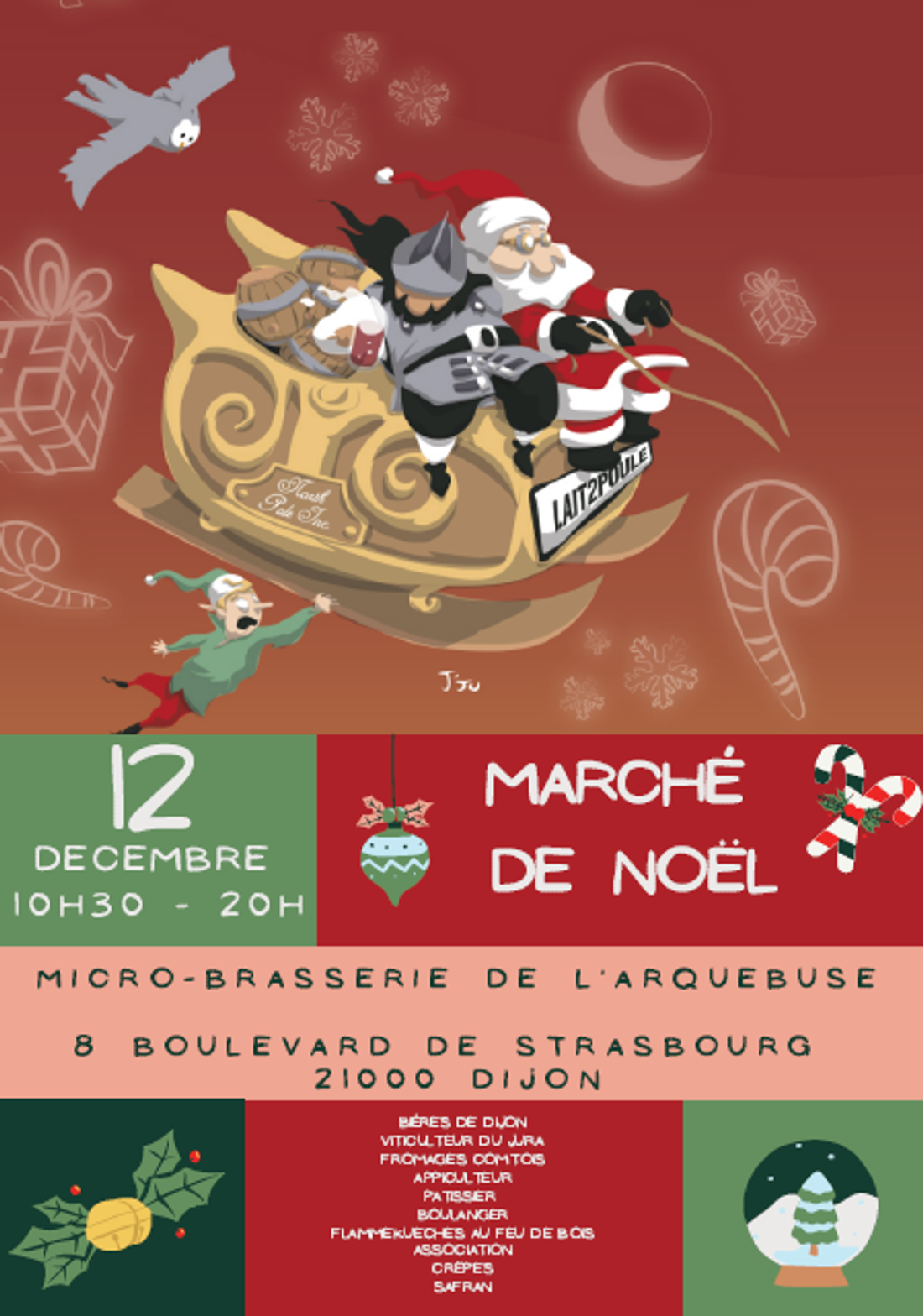 Marché de Noel de la Micro Brasserie de L'arquebuse 