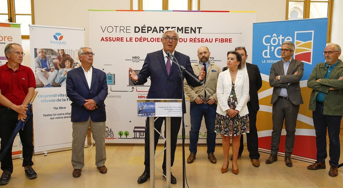 François Sauvadet a officialisé ce jeudi la présence commerciale de Bouygues Télécom 