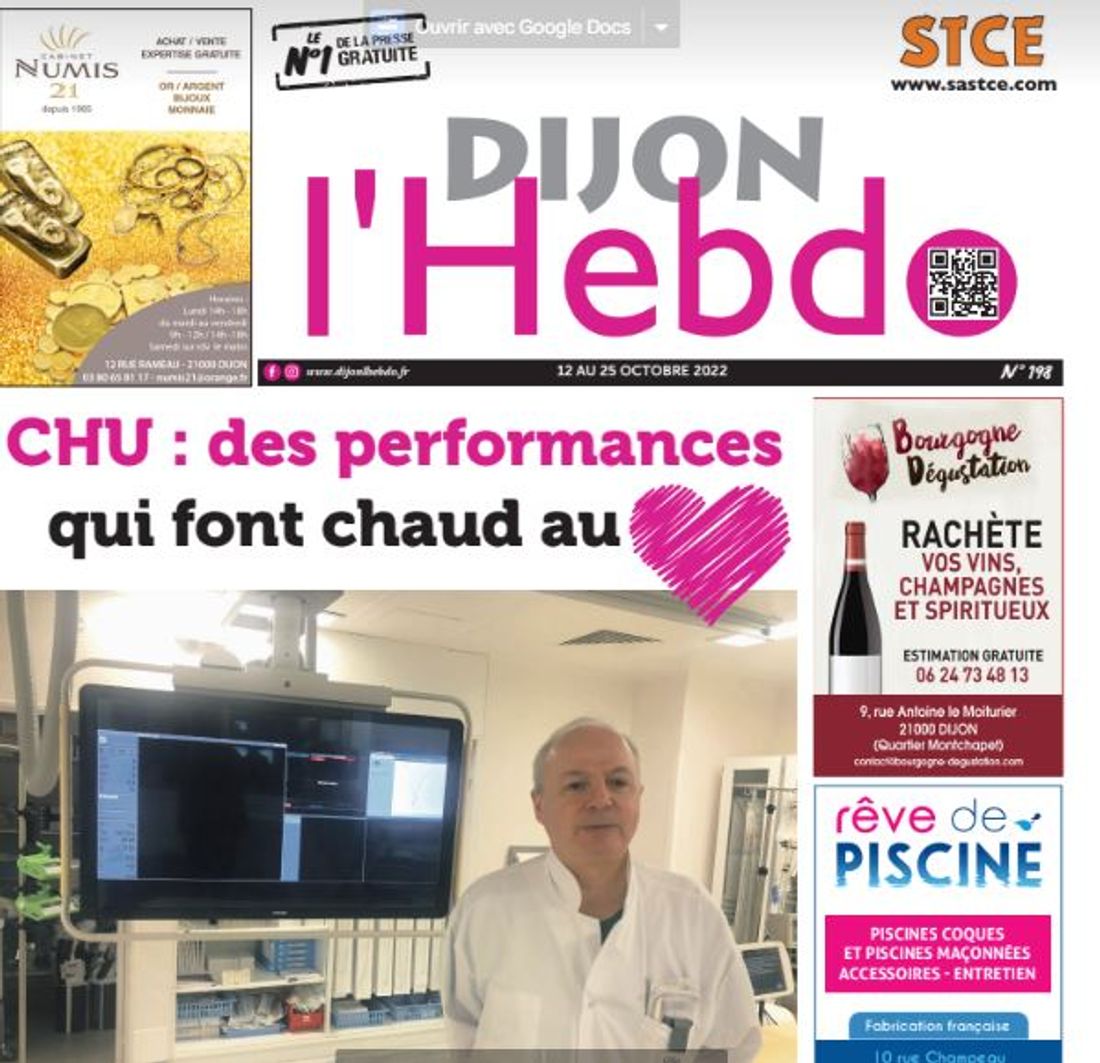 Le nouveau numéro de Dijon l'hebdo est paru ce mercredi 12 octobre