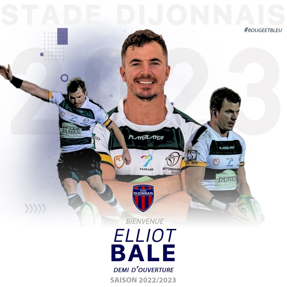 Elliot Bale, nouvelle recrue du Stade Dijonnais