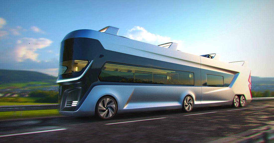 La startup dijonnaise « SYMONE » a inventé un bus à hydrogène sur autoroute 
