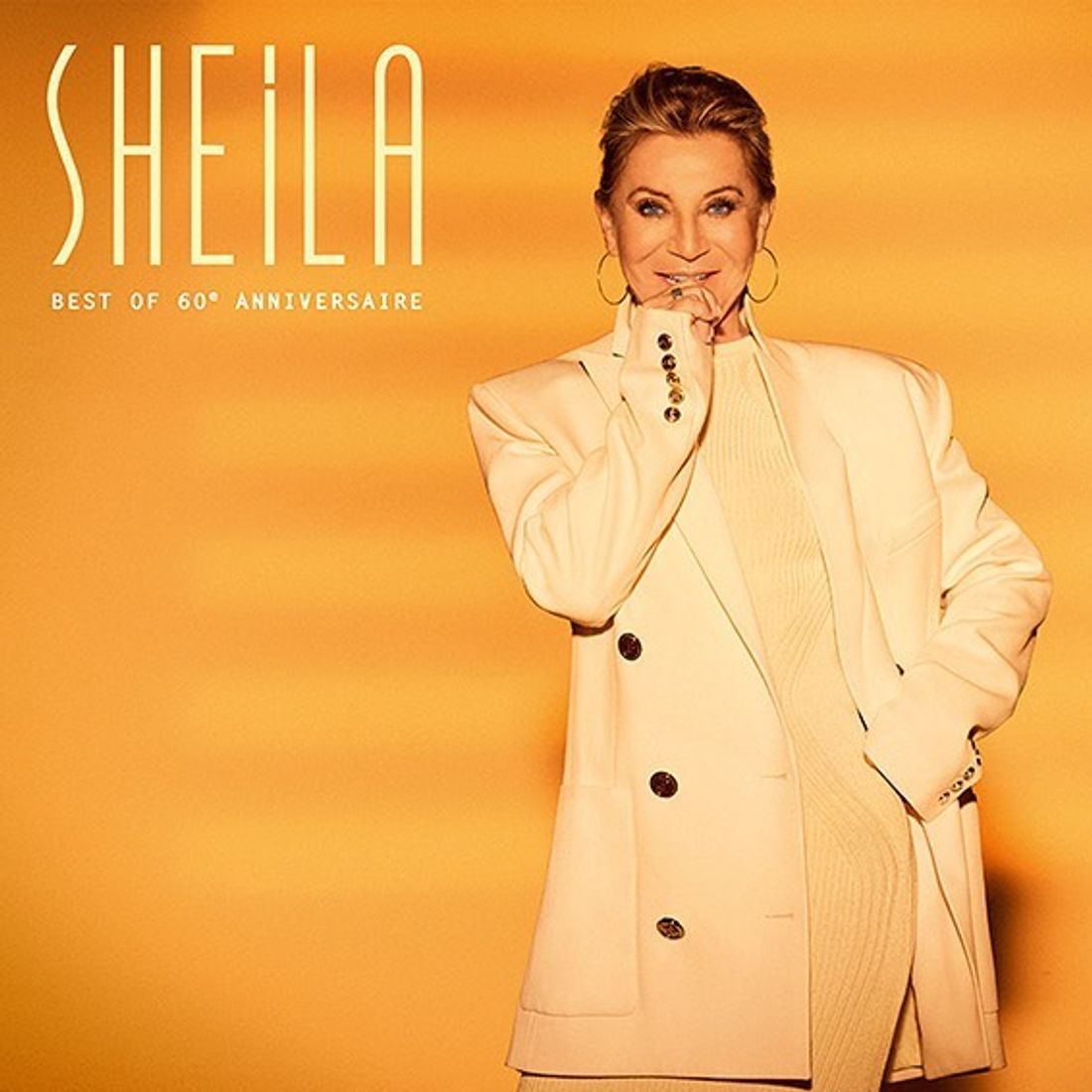 Jaquette du best-of de Sheila « Sheila - Best of 60ème anniversaire »