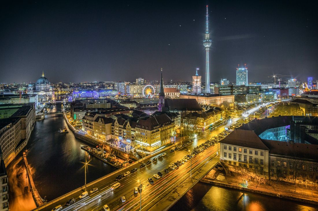 Berlin by night