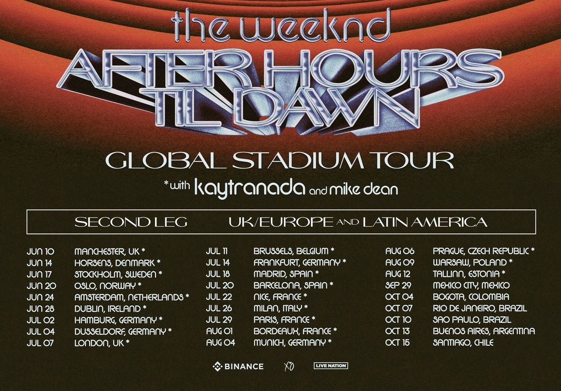 the weeknd tour dates 2023