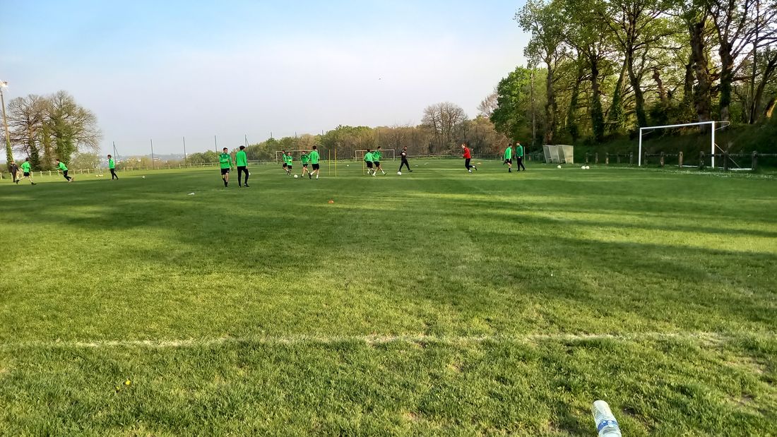 Les joueurs de Stéphane Le Garrec ce mercredi, motivés pour les derniers matchs de la saison.