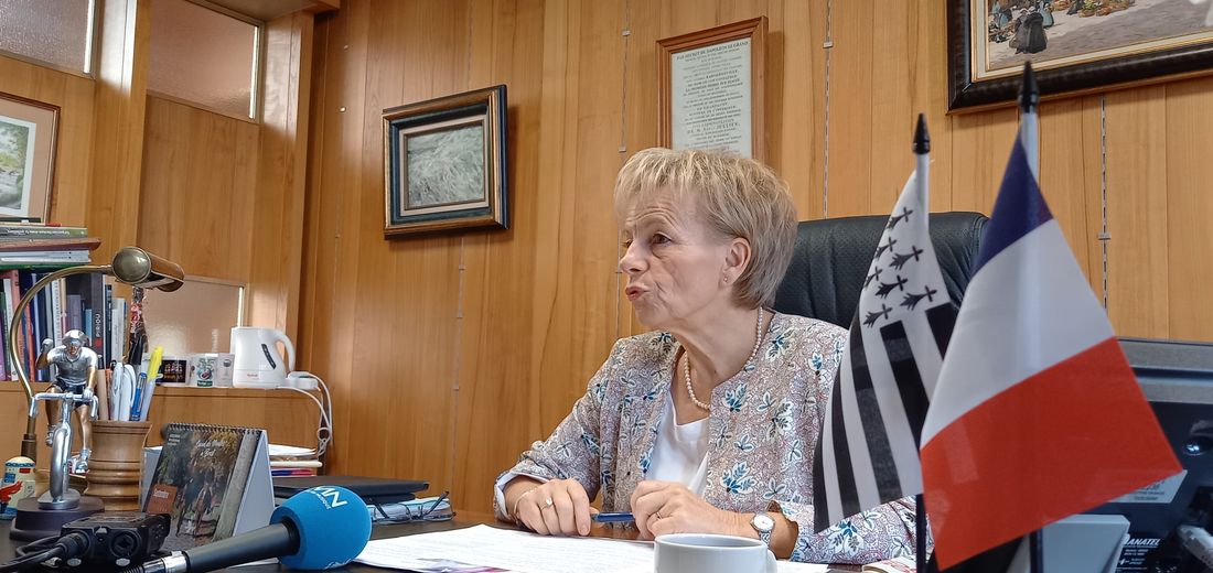 Christine Le Strat a échangé pendant plus de deux heures avec les journalistes.