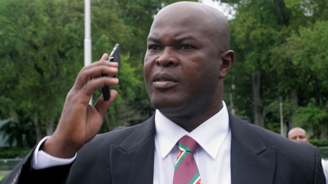 Ronnie Brunswijk, vice-président du Surinam.