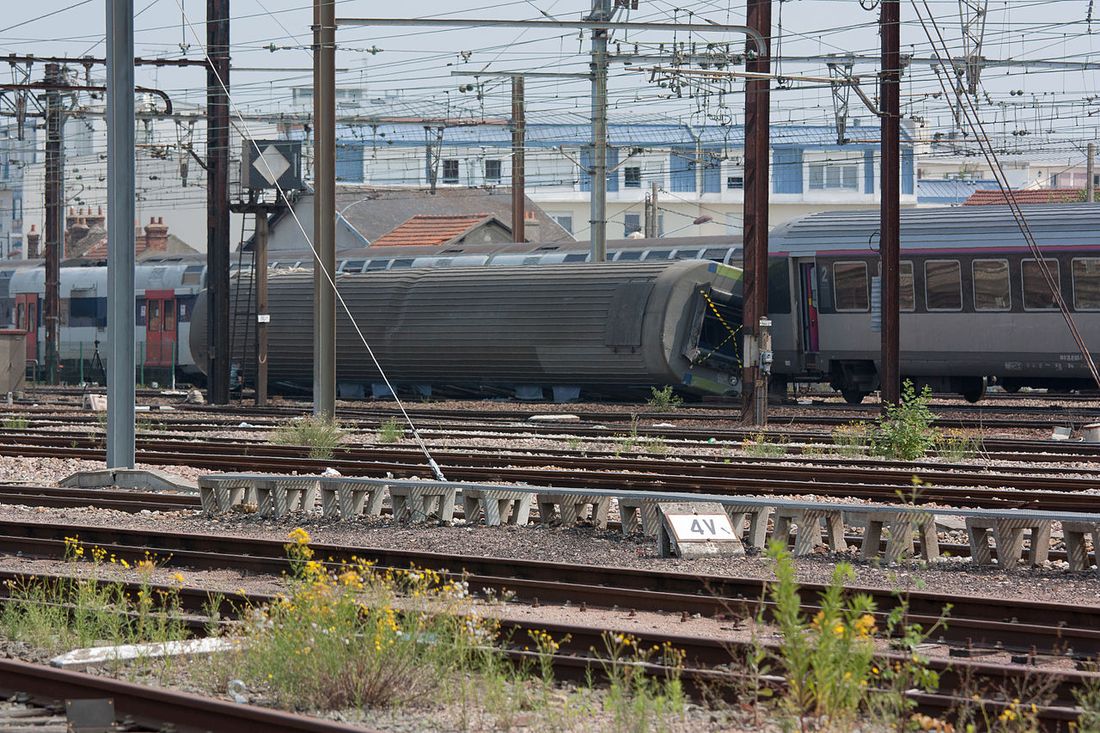 Accident ferroviaire en gare de Brétigny-sur-Orge (Essonne).
