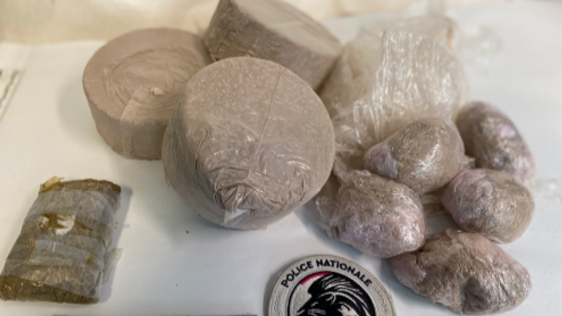 1,8 kilo d'héroïne a été retrouvé par la police.