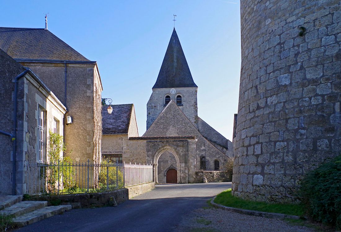 L'église Saint-Gault, à Yèvre-le-Châtel, dans le Loiret.