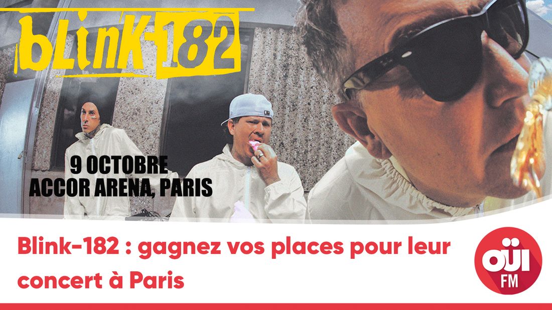Blink-182 : gagnez vos places pour leur concert à Paris