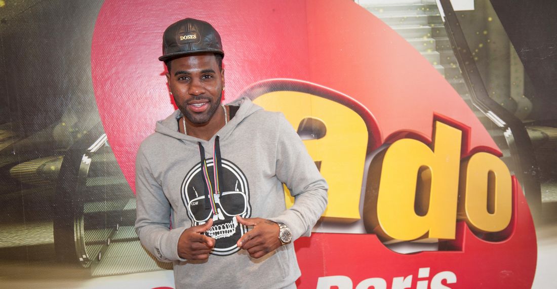 Jason Derulo dans les studios d'Ado, en 2014.