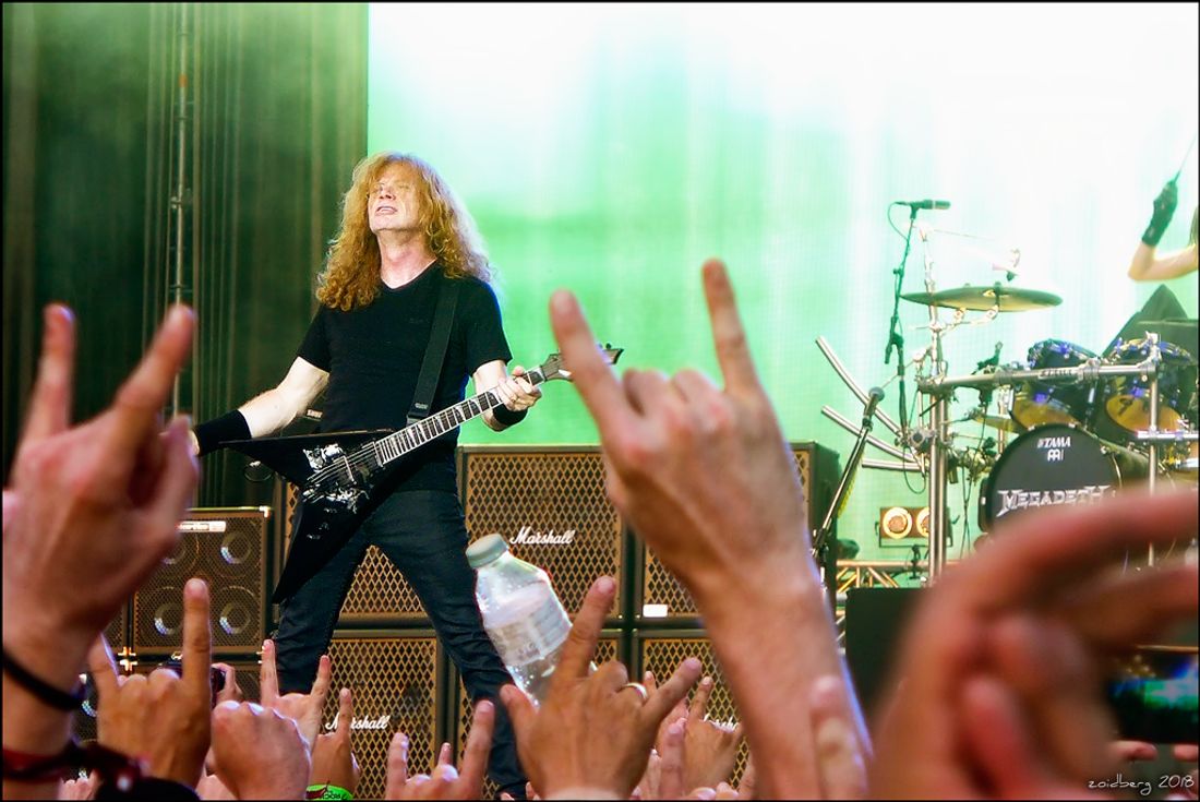 Megadeth en 2018.